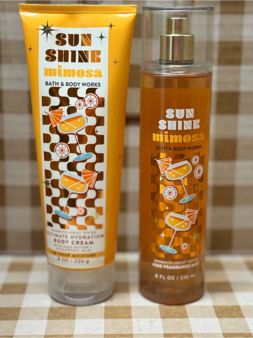 NEW B&BW 🌞 Sunshine Mimosa Fragrance and Body Cream Set !